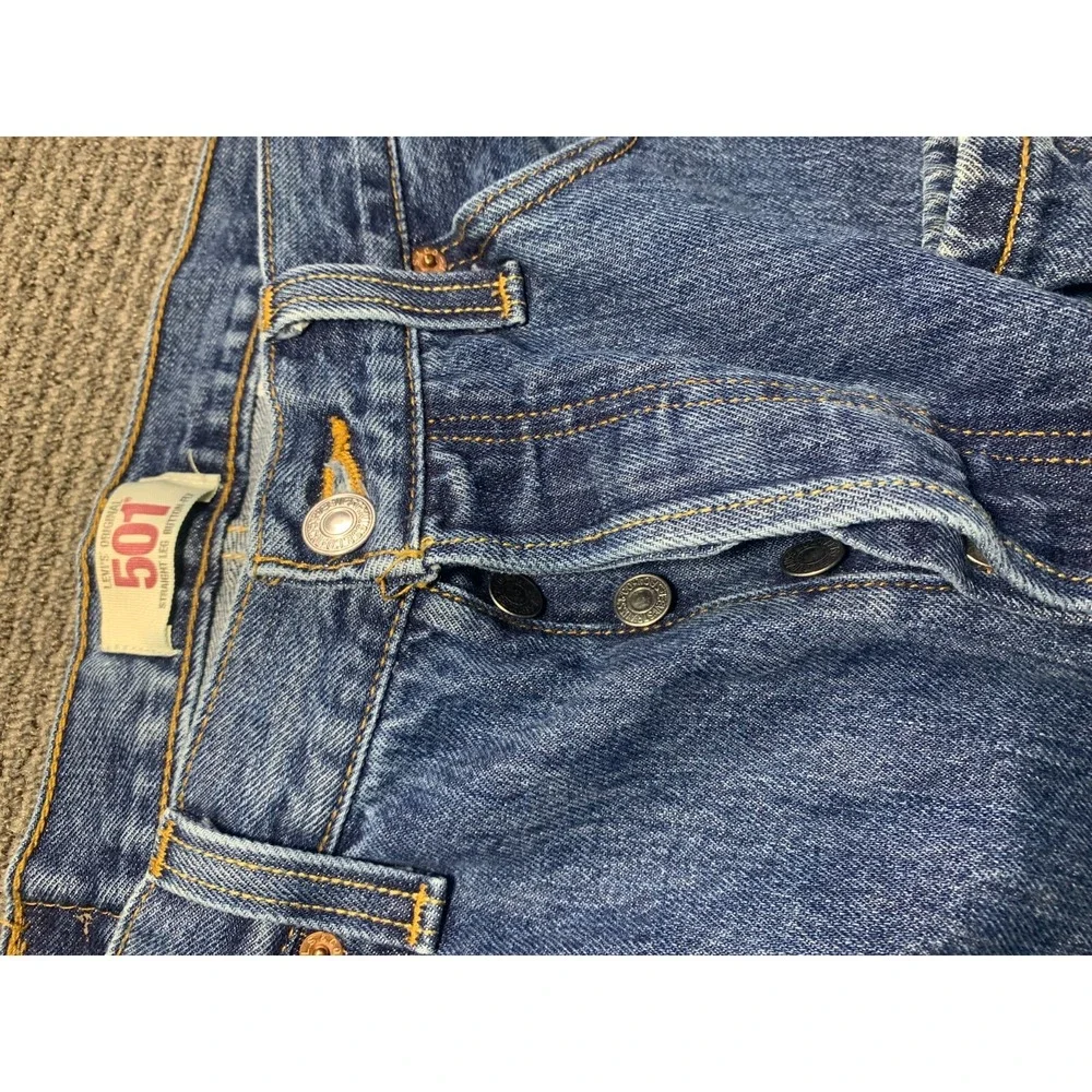 Vintage Levis 501 Jeans Mens 34x32 Blue Denim 90s